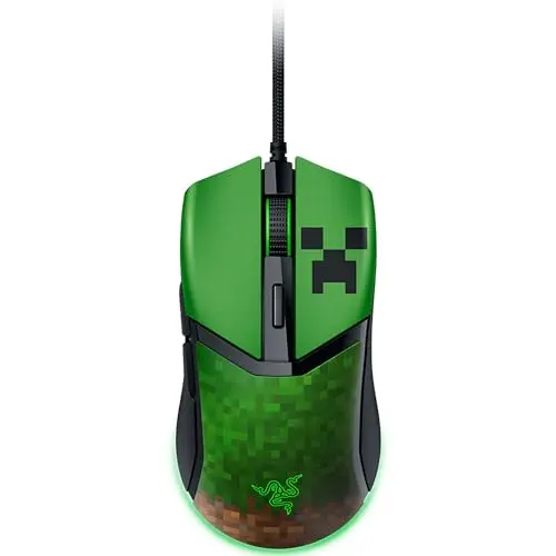 Razer Cobra Minecraft Edition - Leichte Gaming-Maus mit 8500 DPI und Chroma-Beleuchtung