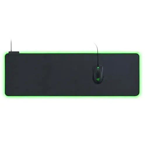 Razer Goliathus Extended Chroma - Große Gaming Maus-Matte mit RGB Beleuchtung - Schwarz