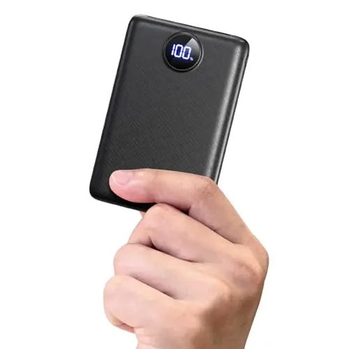 Power Bank 20000mAh, 22.5W Mini PowerBank mit LED Display, kompatibel mit iPhone 16/15/14/13