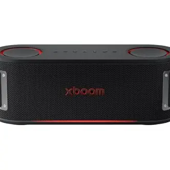 LG XBoom Bounce tragbarer Bluetooth-Lautsprecher, Schwarz - bis zu 30 Std. Akkulaufzeit, IP67, von will.i.am