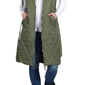 Hailys Damen Weste Khaki, Basics, Streetwear, M