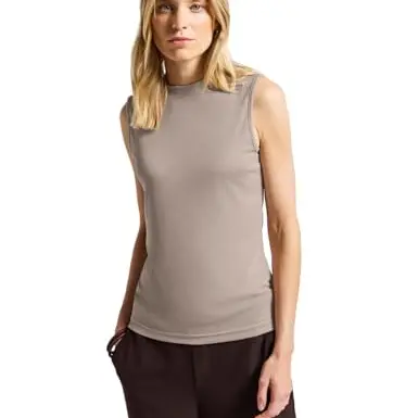 Street One Rippstruktur-Top aus Satin-Look