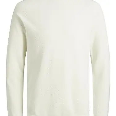 JACK & JONES Herren Rundhals Strickpullover Basic Langarm Baumwolle