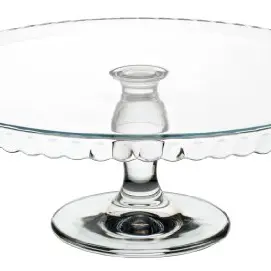 Pasabahce Tortenplatte auf Fuß, 32 cm