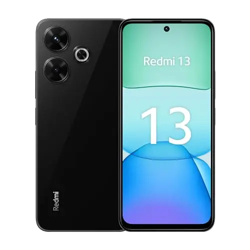 Redmi 13 Smartphone, 8+256GB, 6,79" FHD+ Display, 108MP Kamera, Dual-SIM, Schwarz