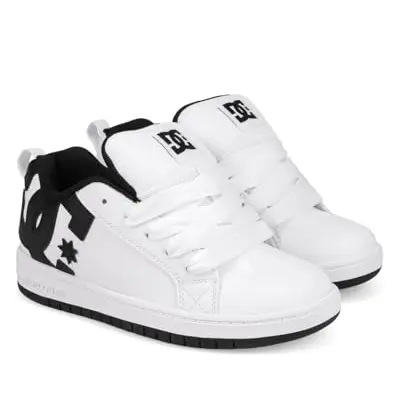 DC Shoes Court Graffik - Lederschuhe für Kinder - Schuhe - Kinder - 37 - Blau