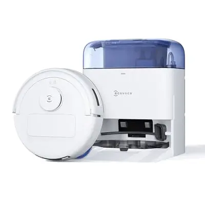 ECOVACS DEEBOT MINI Saugroboter mit Wischfunktion, starke Saugleistung, intelligente Navigation, einfache Selbstreinigung, Blau