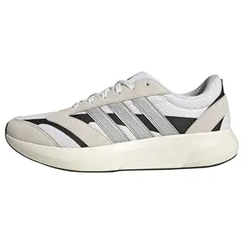 adidas Herren LIGHTSHIFT 2.0 Schuhe, FTWR Weiß/Matte Silber/Schwarz, 43 1/3 EU