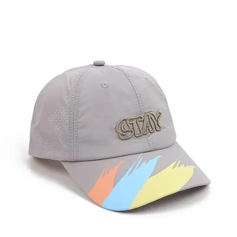 JIAHG Kinder Baseball Cap Sommermütze Mädchen & Jungen – Schnelltrocknend, Mesh, Einstellbar, Grau