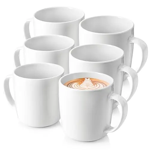 Sänger Kaffeetassen Set Marlo 6 tlg, spülmaschinenfeste Porzellanbecher für 6 Personen, 350 ml | PREMIUM COLLECTION