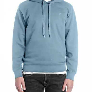 Replay Herren Hoodie, Steel Blue, Größe XS