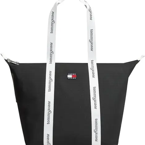 Tommy Jeans Damen Tragetasche Tjw ESS Daily Tote, Schwarz