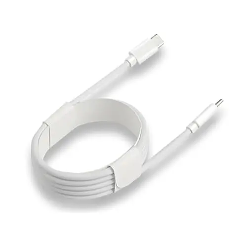 AFERIY USB C Schnellladekabel 60W, 1 Meter, Weiß