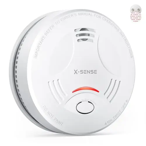 X-Sense Smart-Rauchmelder WLAN mit Magnethalterung, 1 Stück