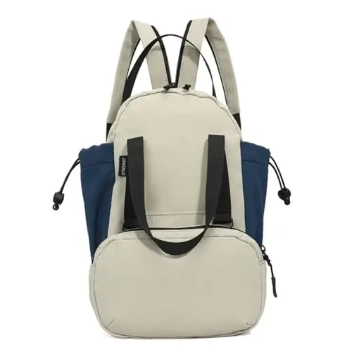 Travistar Damen Rucksack 3 in 1 Sling Bag Umhängetasche Diebstahlsicherer Mini Cityrucksack