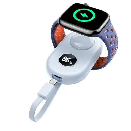JOYROOM Powerbank für Apple Watch 11 mit USB-C, Magnetisch & Kabellos, Blau