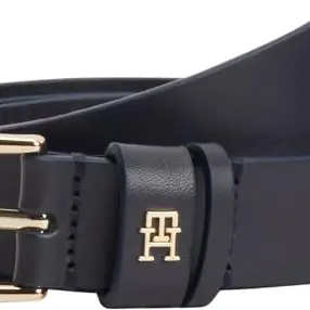 Tommy Hilfiger Damen Gürtel Essential, Blau (Space Blue), 85 cm