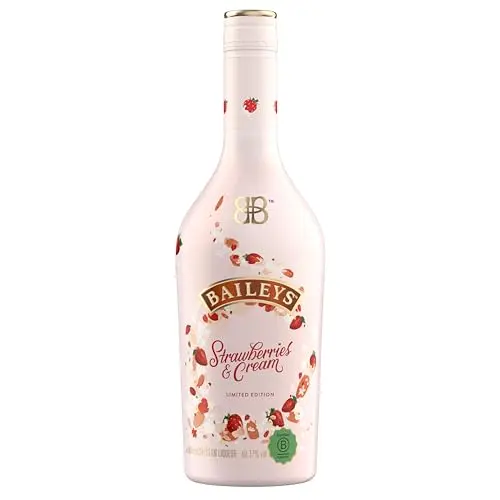 Baileys Strawberries & Cream | Original Irish Cream Likör | Erdbeergeschmack | 17% vol | 500ml