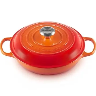 Le Creuset Signature Gusseisen Gourmet-Profitopf, Ø 26 cm, 2,2 l, Ofenrot