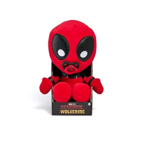 Babypool Plüsch-Figur (26 cm) - Superhelden-Baby aus Marvel Deadpool & Wolverine, Spielzeug für Fans & Sammler ab 15