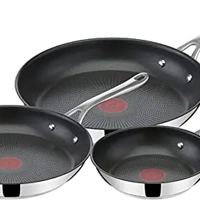 Jamie Oliver by Tefal Pfannenset 20/24/28 cm, Antihaft, Induktion, rostfrei, backofenfest