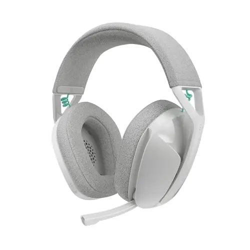Logitech G G321 Lightspeed kabelloses Gaming-Headset, bequem, 20+ Std. Akkulaufzeit, kompatibel mit PC, PS4, PS5, Switch & Mobilgerät – Weiß