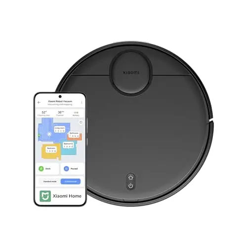 Xiaomi T12 Robot Vacuum - Smart Saugroboter mit Wischfunktion, 3500Pa, LiDAR Navigation, App-Steuerung, bis 130 Minuten Laufzeit