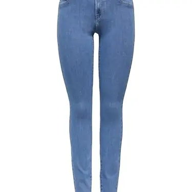 ONLY Damen Onlrain Life Skinny DNM Noos Jeans, Medium Blue Denim, Größe 30