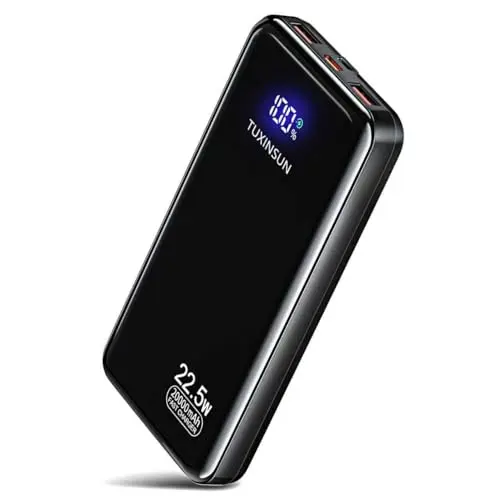 Power Bank 20000 mAh mit Schnellladung – Tragbares Ladegerät für Smartphones