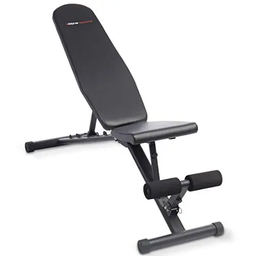 Ultrasport Hantelbank, Schwarz, 115 x 43 x 145 cm