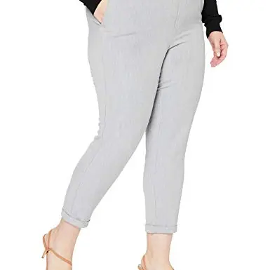 VERO MODA Damen Hose Vmmaya Loose, Light Grey Heather, Größe S/32