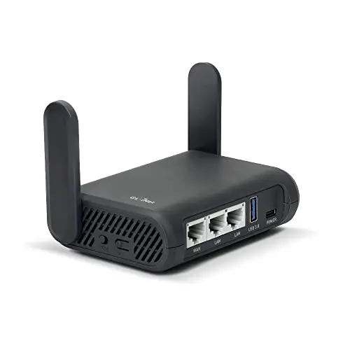 GL.iNet GL-A1300 Slate Plus - Wireless VPN Travel Router, Easy Setup, Pocket-Sized