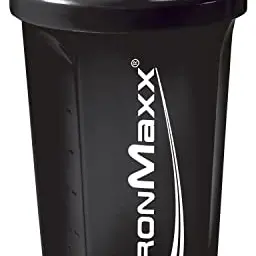 IronMaxx Eiweiß Shaker 700ml - Schwarz | Auslaufsicher, spülmaschinengeeignet & BPA-frei