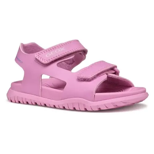 Geox Mädchen Sandale Fusbetto Gi, Dunkel Pink, Größe 38 EU