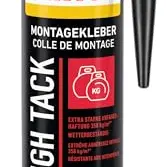 Pattex Montage High Tack – Starker, lösemittelfreier Montagekleber für innen und außen, 511g Kartusche