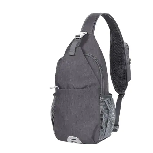 TAN.TOMI Herren Brusttasche - Wasserfeste Sling Bag für Outdoor-Sportarten