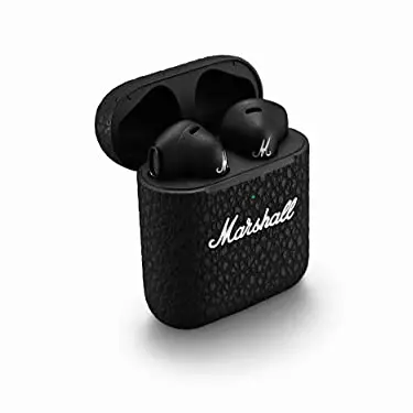 Marshall Minor III True Wireless In-ear Bluetooth Ohrhörer - Kabelloser Kopfhörer mit 25 Stunden Akkulaufzeit - Schwarz