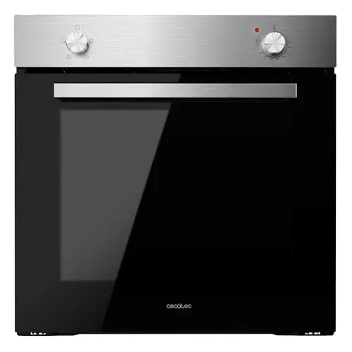 Cecotec Bolero Hexa Einbauofen, 77L, 4 Funktionen, Steam Assist & EasyClean, Energieeffizienz A, Inox