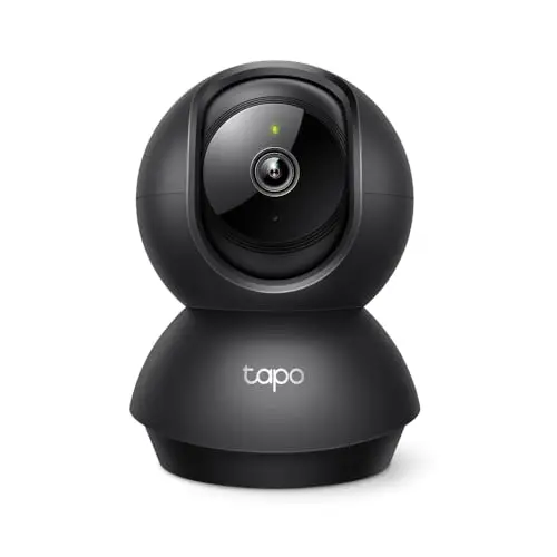 Tapo C201 360° WLAN-Überwachungskamera für Innenräume – 1080P, Nachtsicht, Bewegungserkennung, kompatibel mit Alexa & Google Assistant