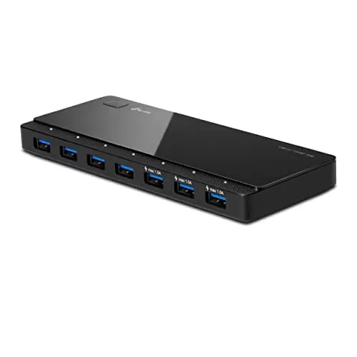 TP-Link UH700 USB-Hub mit 7 USB 3.0 Anschlüssen und EIN/AUS-Schalter