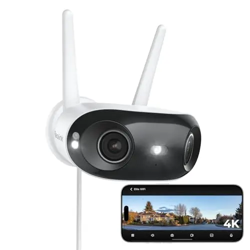 Reolink 4K Wi-Fi 6 Außenkamera mit 180° Panoramablick, Dual-Band WLAN, Farbnachtsicht und Smart-Erkennung