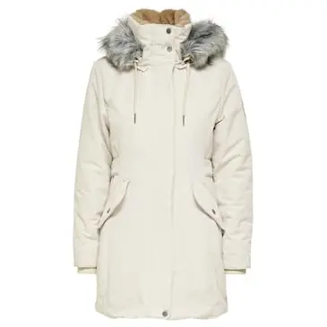 ONLY Damen Parka ONLNEWPRISKA in Grau, Größe S