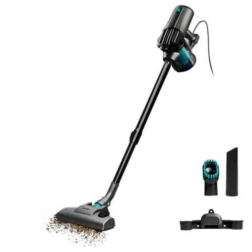 Cecotec Conga Thunderbrush 560 Neo 2-in-1 Stielstaubsauger, beutellos, 600 W, 6 m Aktionsradius, 180° schwenkbarer Kopf