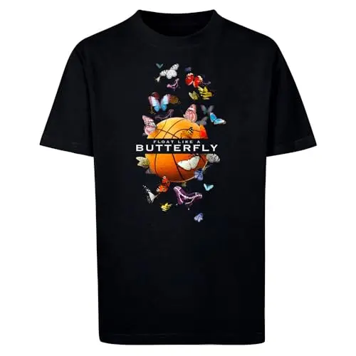 Mister Tee Kids Butterfly Baller T-Shirt, Schwarz, Gr. 146-152