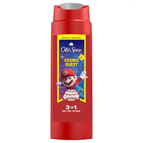 Old Spice Super Mario Galaxy 3-in-1 Duschgel für Haar, Gesicht & Körper, 250 ml – langanhaltende Frische in Parfümqualität
