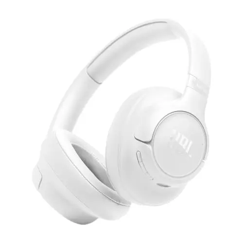 JBL Tune 730 BT Wireless Over-Ear-Kopfhörer mit Pure Bass Sound, bis zu 76 Stunden Playback, faltbares Design, Weiß