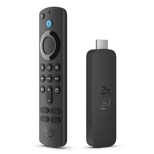 Generalüberholter Amazon Fire TV Stick 4K – Wi-Fi 6, Dolby Atmos und HDR Streaming
