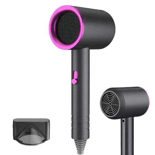 SGZIOO Ionen Föhn Klein – 800W Haartrockner, klappbar, leise, ideal für Zuhause und Reisen