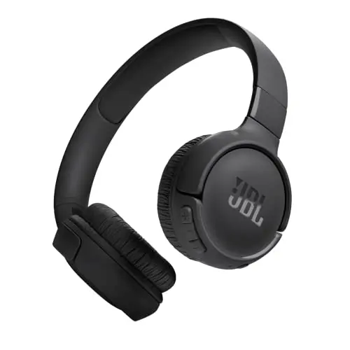 JBL Tune 520 BT Wireless On-Ear Kopfhörer, Bluetooth, Faltbar, 57 Std. Akku, Schwarz