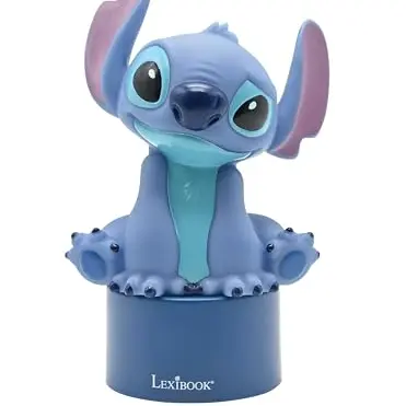 Disney Stitch Nachtlicht mit Lautsprecher und Farbwechsel, batteriebetrieben, blau